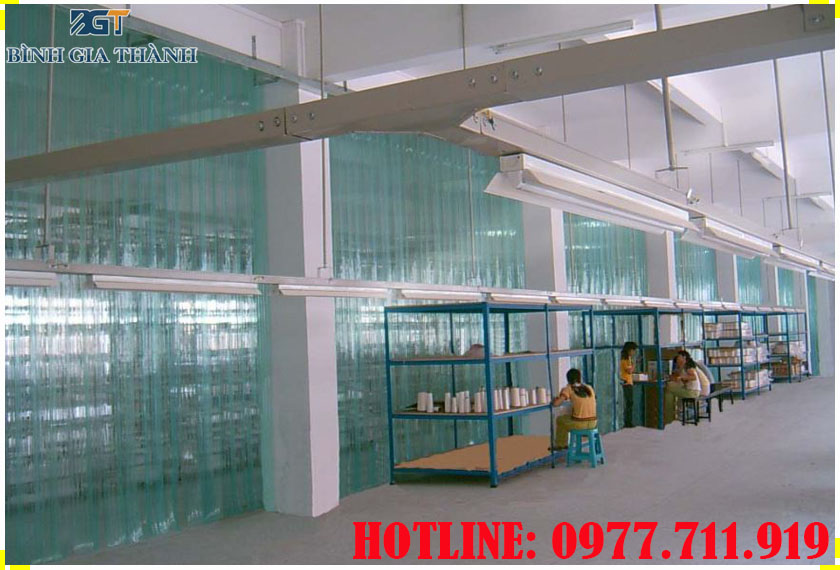 RÈM NHỰA PVC NGĂN TIA LỬA HÀN BGT