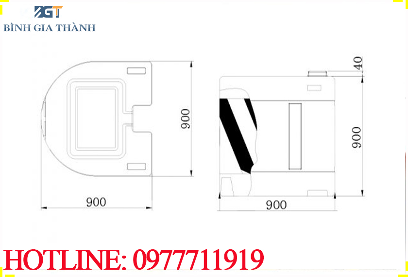 THÙNG CHỐNG VA ĐẬP GIAO THÔNG