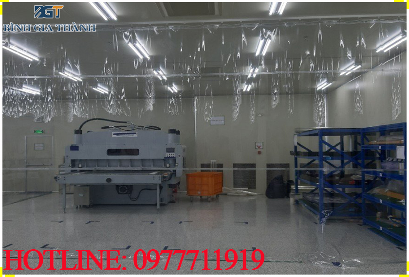 MÀN - RÈM NHỰA PVC NGĂN KHU VỰC RỬA XE BINH GIA THÀNH