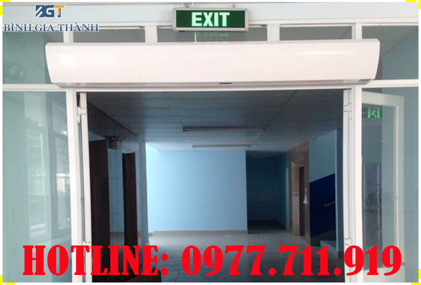 QUẠT CHẮN GIÓ, QUẠT CẮT GIÓ, GIẢI PHÁP NGĂN HƠI LẠNH CHO MÁY LẠNH