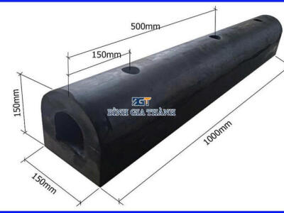 CAO SU GIẢM CHẤN CHỬ D (150mm x 150mm x 1000mm) CAO SU GIẢM CHẤN CHỬ D (150mm x 150mm x 1000mm)