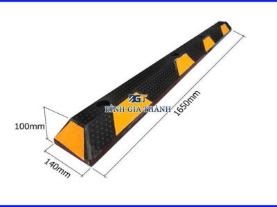 CHẶN LÙI XE HƠI TRONG TẦNG HẦM 1.65M, 1.83M - GỜ CHẶN BÁNH XE Ô TÔ CỞ LỚN