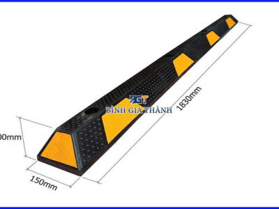 CHẶN LÙI XE HƠI TRONG TẦNG HẦM 1.65M, 1.83M - GỜ CHẶN BÁNH XE Ô TÔ CỞ LỚN
