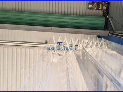 MÀN NHỰA PVC TRONG SUỐT NGĂN PHÒNG LẠNH, CHỐNG TĨNH ĐIỆN