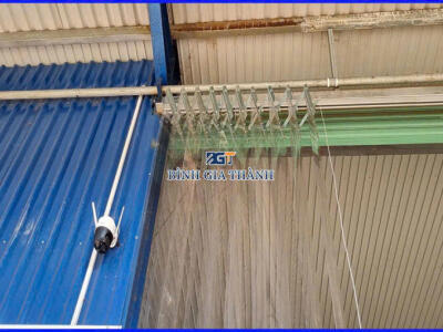 MÀN NHỰA PVC TRONG SUỐT NGĂN PHÒNG LẠNH, CHỐNG TĨNH ĐIỆN