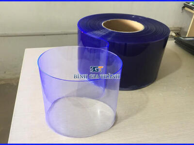 MÀN (RÈM) NHỰA PVC XANH TRONG