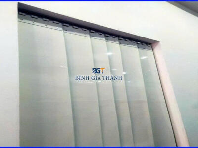 RÈM NHỰA PVC MÀU XÁM GHI VÀ TRẮNG SỮA